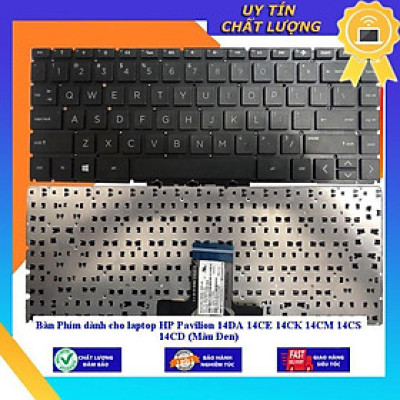 Bàn Phím dùng cho laptop HP Pavilion 14DA 14CE 14CK 14CM 14CS 14CD (Màu Đen) - Hàng Nhập Khẩu New Seal