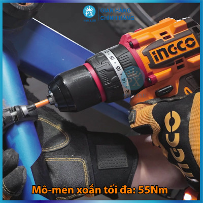 Máy khoan pin 20V ba chức năng Ingco CIDLI20558