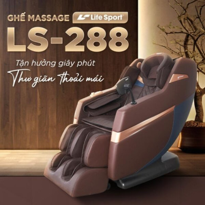 Ghế Massage Toàn Thân Lifesport LS-288, Ghế Massage Giảm Nhức Mỏi Toàn Thân Thư Giãn Tinh Thần Vô Cùng Tốt