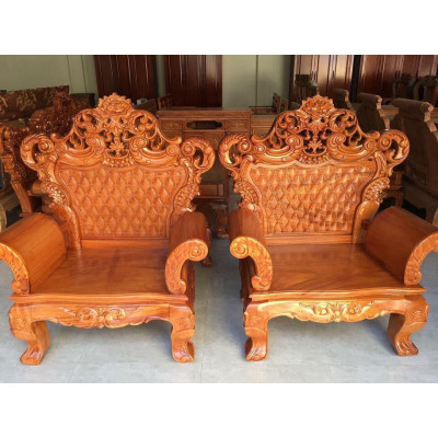 Bộ bàn ghế hoàng gia gỗ gõ đỏ