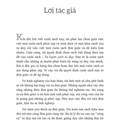 Tự Luyện Cách Tư Duy (Tái Bản 2023)