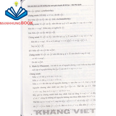 Sách - Đột phá đỉnh cao bồi dưỡng học sinh giỏi chuyên đề Số Học