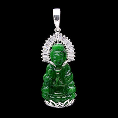 Mặt Dây Chuyền Nam Nữ Bạc Hiểu Minh MDN041 PHẬT BÀ