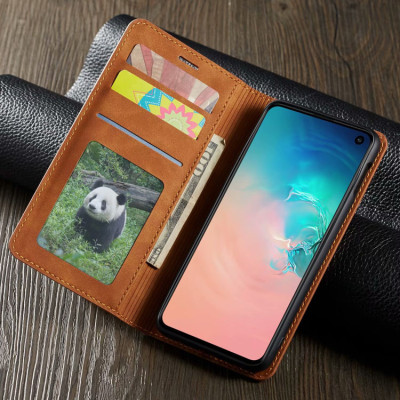 Bao da cao cấp dành cho Samsung Galaxy S10 5G dạng ví chính hãng Forwenw - Hàng nhập khẩu