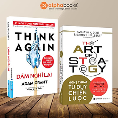 Combo Dám Nghĩ lại + Nghệ Thuật Tư Duy Chiến Lược