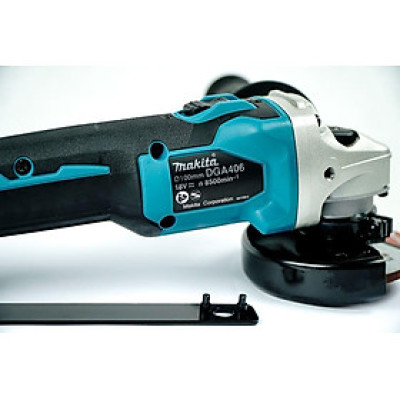 MÁY MÀI GÓC DÙNG PIN 18V 100MM (1 ĐẾ SẠC , 02 PIN 18V 5.0AH) MAKITA DGA406RTE- HÀNG CHÍNH HÃNG