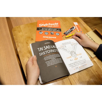 Sách Combo Sketchnote (Lý thuyết + Thực hành) - Alphabooks - BẢN QUYỀN
