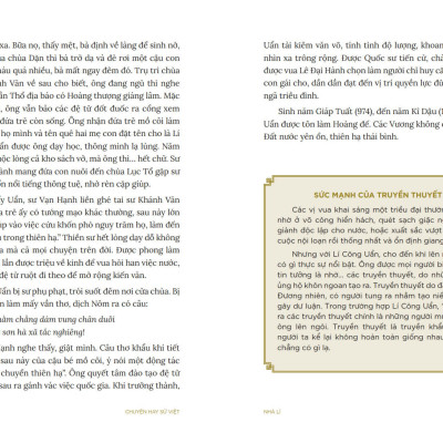 Chuyện Hay Sử Việt - Nhà Lí - Xây Nền Văn Hiến Quốc Gia