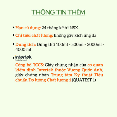 Nước rửa chén hữu cơ Bồ hòn hương Cam 4000ml thương hiệu Ecocare