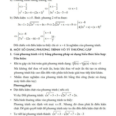 Khám Phá Bí Quyết Kì Thi THPT 2 Trong 1 Phương Trình, Bất Phương Trình, Hệ Phương Trình, Bất Đẳng Thức _KV	