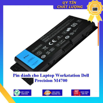 Pin dùng cho Laptop Workstation Dell Precision M4700 - Hàng Nhập Khẩu New Seal