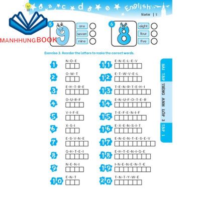 Sách - GLOBAL SUCCESS - Bài tập tiếng anh lớp 3 tập 1 (có đáp án)