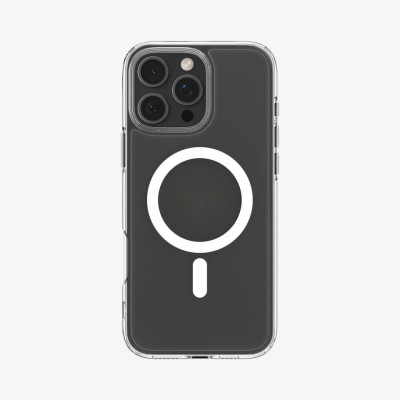 Ốp Lưng Spigen trong suốt sạc từ tính cho iPhone 16 Pro Max / 16 Pro, SPIGEN CRYSTAL HYBRID MAGFIT_ Hàng chính hãng
