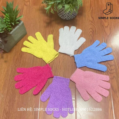 Găng Tay Tắm Massage - Bao Tay Tắm Tẩy Tế Bào Chết Chống Trượt Dưỡng Ẩm Cho Da