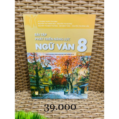 Sách - Combo bài tập phát triển năng lực ngữ văn 8 - tập 1 + 2 ( theo chương trình GDPT 2018 )