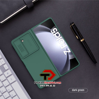 Ốp lưng dành cho SamSung Galaxy Z Fold5 chính hãng Nillkin CamShield Silky - Hàng chính hãng