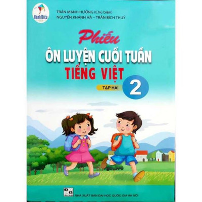 Sách - Combo Phiếu ôn luyện cuối tuần tiếng việt lớp 2 (Tập 1+ Tập 2) - Cánh diều