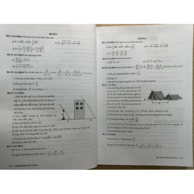Sách - Bộ đề kiểm tra Toán 9 ( Theo định hướng phát triển năng lực)
