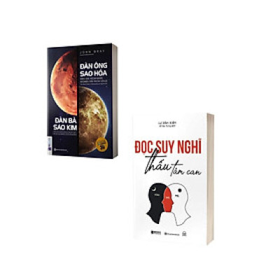 Sách Đàn Ông Sao Hỏa Đàn Bà Sao Kim Và Đọc Suy Nghĩ, Thấu Tâm Can
