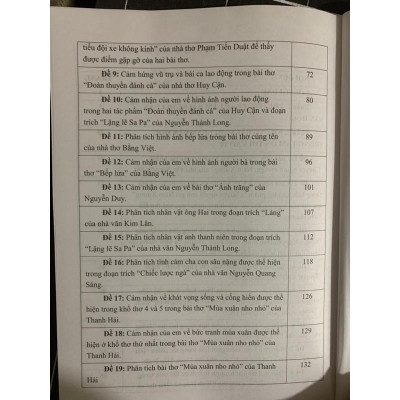 Sách _ Những bài nghị luận văn học trọng tâm lớp 9 ôn thi vào lớp 10 THPT (TB 2023)