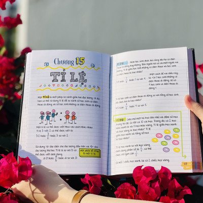 Combo sách Sổ tay toán học, Sổ tay bài tập toán ( bộ 2 cuốn ), sách tham khảo toán học lớp 4 đến lớp 9 - Hiệu sách Genbooks, bìa cứng in màu