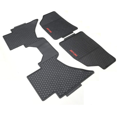 Thảm sàn, lót sàn cao su 3D không mùi Cao cấp dành cho xe Mazda BT-50