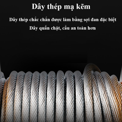 Bộ Tời Điện Kèm Rùa ABG PA200 (100/200kg) 12 Mét - Giúp Máy Tời Treo Nâng Hạ Vật Nặng Dễ Dàng Trong Nhà Xưởng Công Nghiệp Và Đời Sống, Nâng Kéo Linh Hoạt, Hiệu Quả Cao - Hàng Chính Hãng