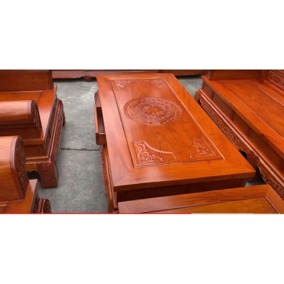 Bộ Bàn Ghế Khổng Minh Gia Cát Lượng Gỗ Hương Đá