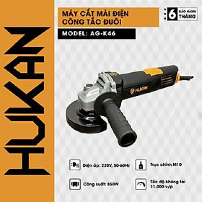 MÁY MÀI CÔNG TẮC ĐUÔI 850W AG-K46 HUKAN  - HÀNG CHÍNH HÃNG