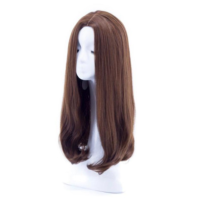 Tóc giả cao cấp 2 mái thẳng cúp 55cm- tặng lưới chùm tóc