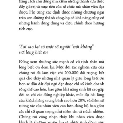 Lãnh Đạo Bằng Lòng Biết Ơn - TRE