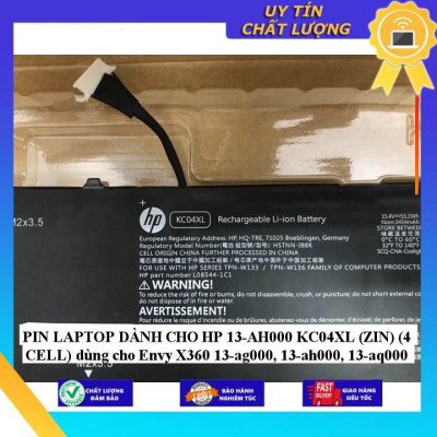 PIN LAPTOP dùng cho HP 13-AH000 KC04XL dùng cho Envy X360 13-ag000 13-ah000 13-aq000 - Hàng Nhập Khẩu New Seal