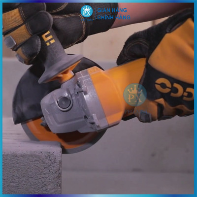 Máy mài góc INGCO AG750282 công suất 750W, AG900282 công suất 900W cốt mài M10, kèm 1 tay cầm phụ, tay cầm chắc chắn, chống trơn trượt