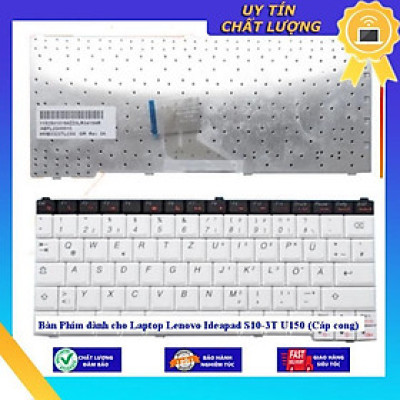 Bàn Phím dùng cho Laptop Lenovo Ideapad S10-3T U150 (Cáp cong) - Hàng Nhập Khẩu New Seal