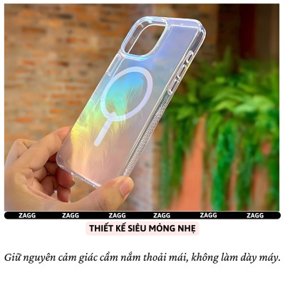 Ốp Lưng Cho iPhone 16 Pro Max / 16 Pro hiệu ZAGG Milan Snap Magnetic – Chống Sốc 4m, Vật Liệu Graphene Siêu Bền, Thiết Kế Chuyển Màu 360°, Siêu Mỏng Nhẹ - Hàng nhập khẩu