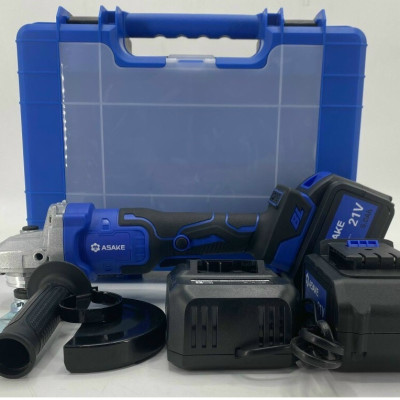Máy Mài Pin ASAKE 21V Pin Khủng 15 Cell, Động Cơ Không Chổi Than, 100% Dây Đồng - Bảo Hành 12 Tháng