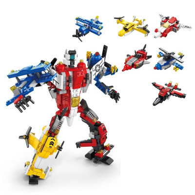 Đồ Chơi Lắp Ráp Robot Máy Bay Ares - Mech Ares - Toys&Joys 8798-6 (545 Mảnh Ghép)