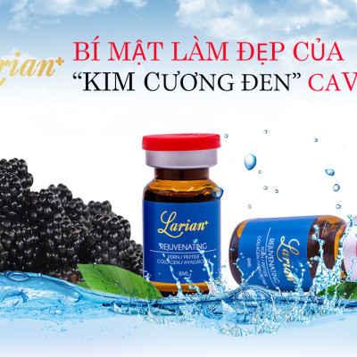 Hộp 10 lọ Tế bào gốc DNA cá hồi hỗ trợ cải thiện sẹo rỗ LARIAN REJUVENATING