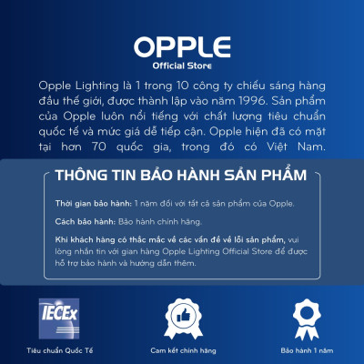 [COMBO MUA 5 BÓNG] Bóng OPPLE LED Bulb Trụ Eco Save E27-30W-6500K