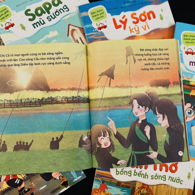 (Combo 6 cuốn, minh họa in màu) ĐẾN THĂM THÀNH PHỐ CỦA EM - CẦN THƠ BỒNG BỀNH SÔNG NƯỚC - THÀNH PHỐ HỒ CHÍ MINH SỐNG ĐỘNG TỪNG GIÂY - SAPA MÙ SƯƠNG - LÝ SƠN KỲ VĨ - HUẾ MIỀN ĐẸP MIỀN THƠ - BẮC NINH NGỌT NGÀO QUAN HỌ - Võ Mai Chi – Nxb Trẻ - bìa mềm