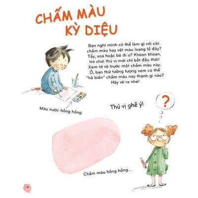 Tay xinh vẽ hình lung linh - Chấm màu kỳ diệu