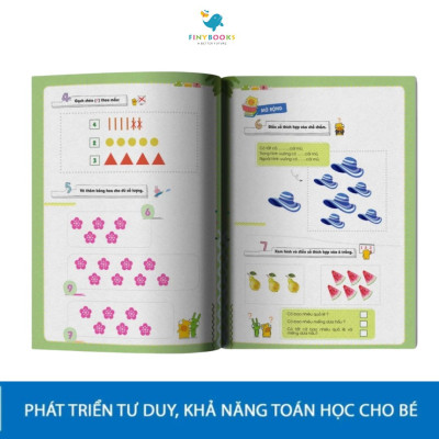 Sách - Combo Pomath Toán Tư Duy Cho Trẻ Em (Tập 1 - 6) Theo Chương Trình Mới Nhất