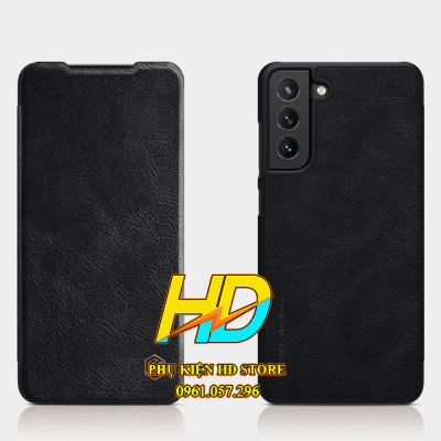 Bao Da Hiệu Nillkin Da Thật Cho Samsung Galaxy S21 FE Cao Cấp Có Ngăn Đựng Thẻ - Hàng Chính Hãng
