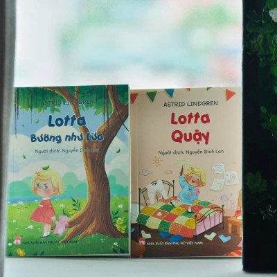 Bộ 2 quyển Lotta bướng như lừa và Lotta quậy -  Người dịch: Nguyễn Bích Lan