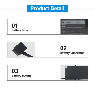 Pin Tương Thích Cho Laptop Dell Alienware 15 R3 R4 9Njm1 4 Cell Alienware 15 R3 R4 Alienware 17 R4 44T2R TEEMO PC TEBAT769 Hàng Nhập Khẩu