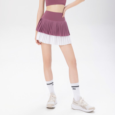 Váy Tập Pickleball Hibi Sports SK003, Kiểu Xếp Ly 2 Tầng, Chất Vải Cao Cấp