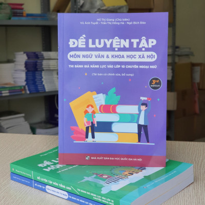 Combo sách Ôn thi Chuyên Ngoại Ngữ (Toán + Văn) - Đề luyện tập ôn thi vào lớp 10 THPT Chuyên Ngoại Ngữ