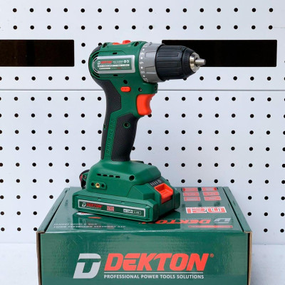 MÁY KHOAN VÍT DÙNG PIN 21V 50Nm SỬ DỤNG CHÂN PIN PHỔ THÔNG DEKTON M21-D1050BL - HÀNG CHÍNH HÃNG