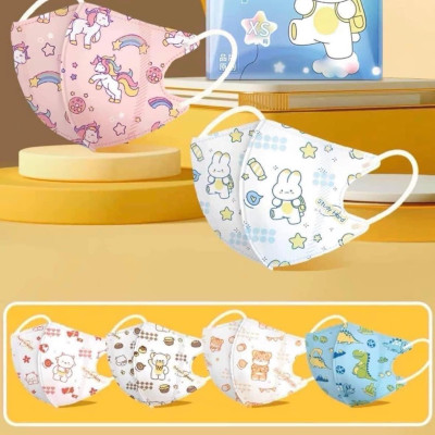 1 thùng/100 cái Khẩu trang trẻ em 5D cao cấp thương hiệu Duy Quân phù hợp cho trẻ từ 1-10 tuổi