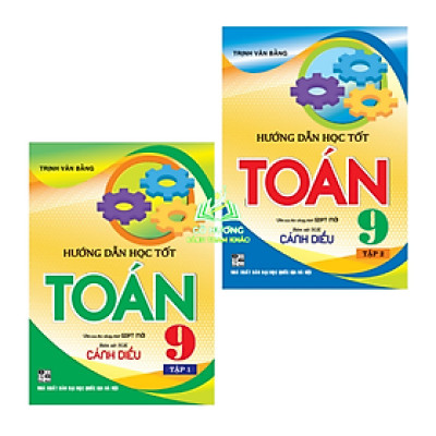 Sách - Combo hướng dẫn học tốt toán 9 - tập 1 + 2 (bám sát sgk cánh diều) - HA